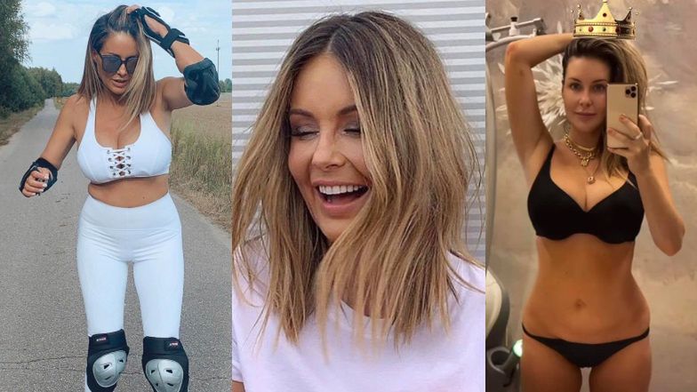 Małgorzata Rozenek eksponuje szczupła sylwetkę