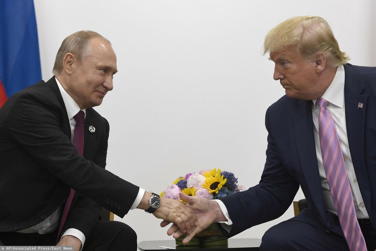 Szczyt G20 w Osace. Donald Trump i Władimir Putin