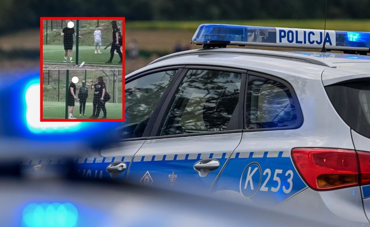 Zamaskowani pseudokibice z maczetami na orliku. Są zatrzymania