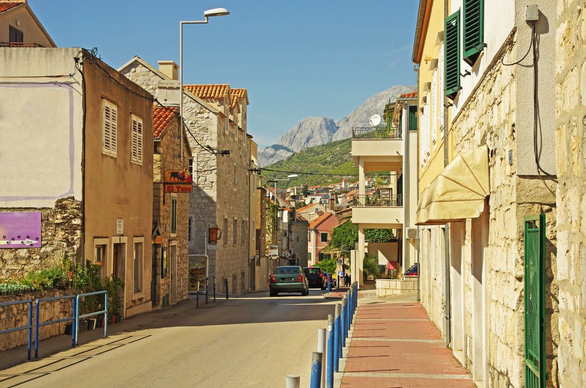 Chorwackie miasteczko.