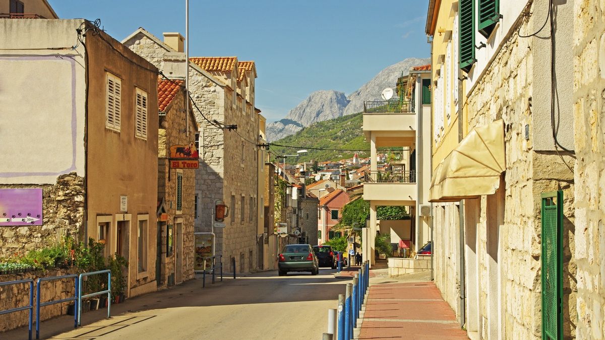 Chorwackie miasteczko.