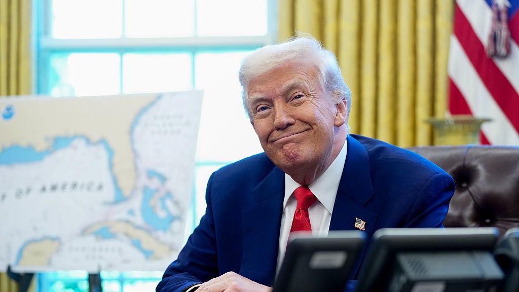 Trump Signs Order To Revive US Shipbuilding, DOGE Review Of Navy
US President Donald Trump during an executive order signing in the Oval Office of the White House in Washington, DC, US, on Wednesday, April 9, 2025. Trump signed an executive order Wednesday that seeks to revive US shipbuilding and will dispatch Elon Musk's efficiency squad to investigate how the US Navy fell so far behind in turning out vessels. Photographer: Chris Kleponis/CNP/Bloomberg via Getty Images
Bloomberg
2025uspolitics, north american, u.s. government, us, the white house, americas, government news, u.s.a., american, united states of america, eo, eos, executive orders