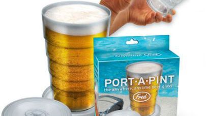 Przenośny, rozkładany kufel 1