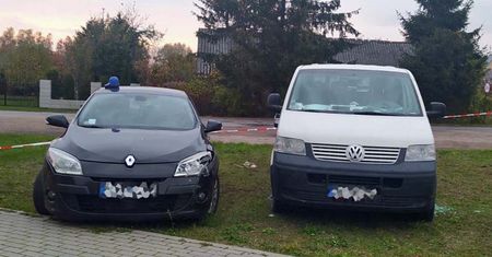 Pijany kierowca chciał przejechać policjanta. Otworzyli ogień