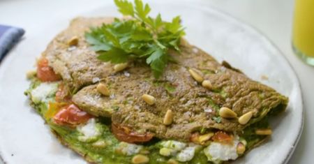 Przepis na zielony omlet. Takiego połączenia się nie spodziewałeś