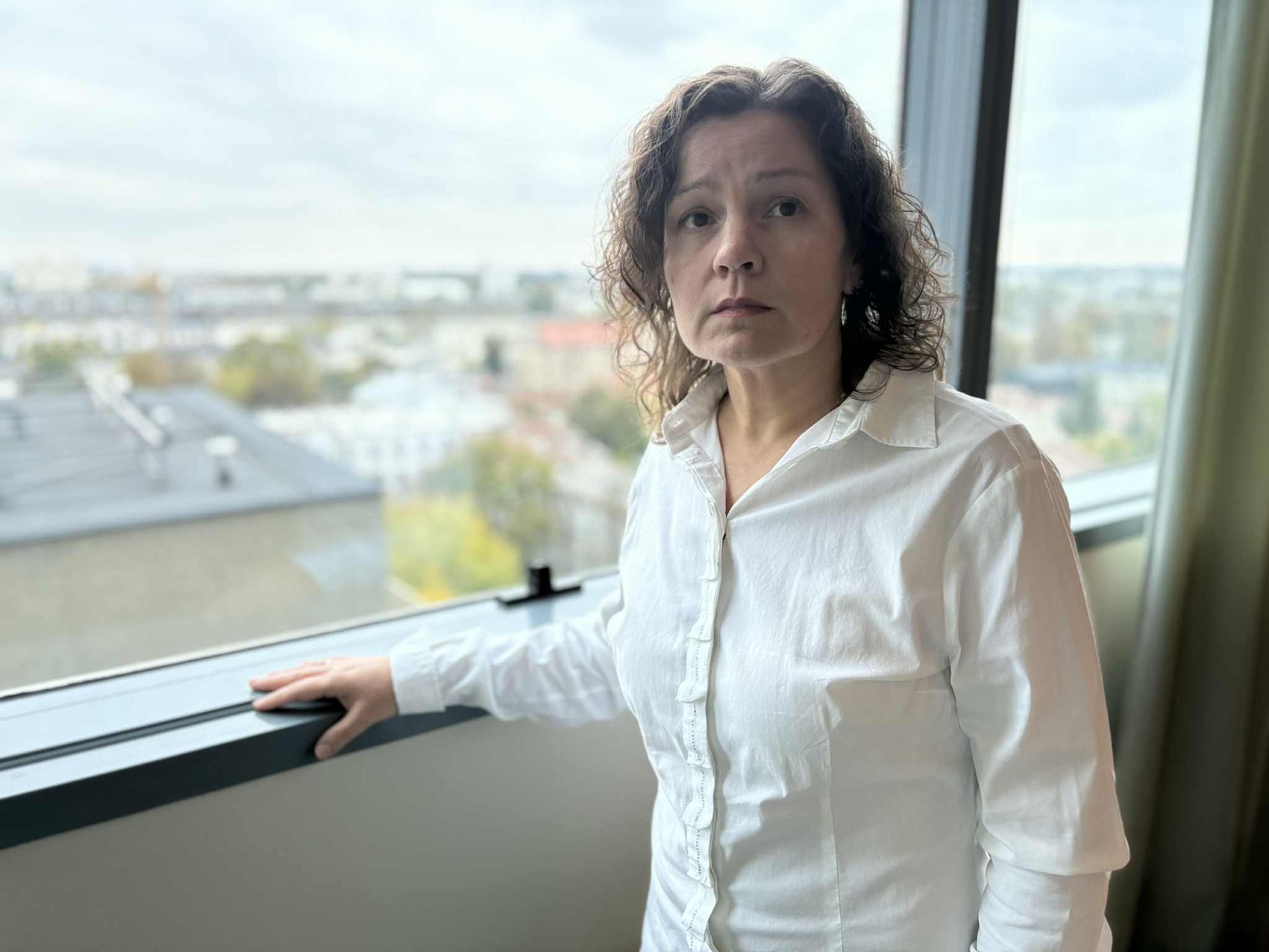 Yulianna, żona aresztowanego obywatel Ukrainy