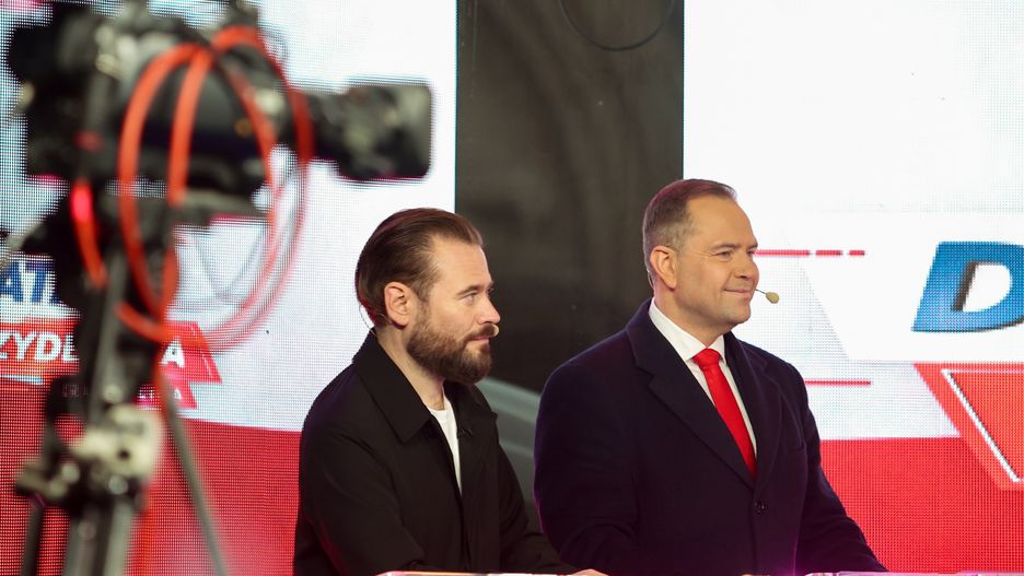 Karol Nawrocki, Krzysztof Stanowski
Marian Zubrzycki
debata, debata prezydencka, kampania, kandydat, pierwsza debata, polityk, polityka, wybory prezydenckie, prezydencka, wyborcza