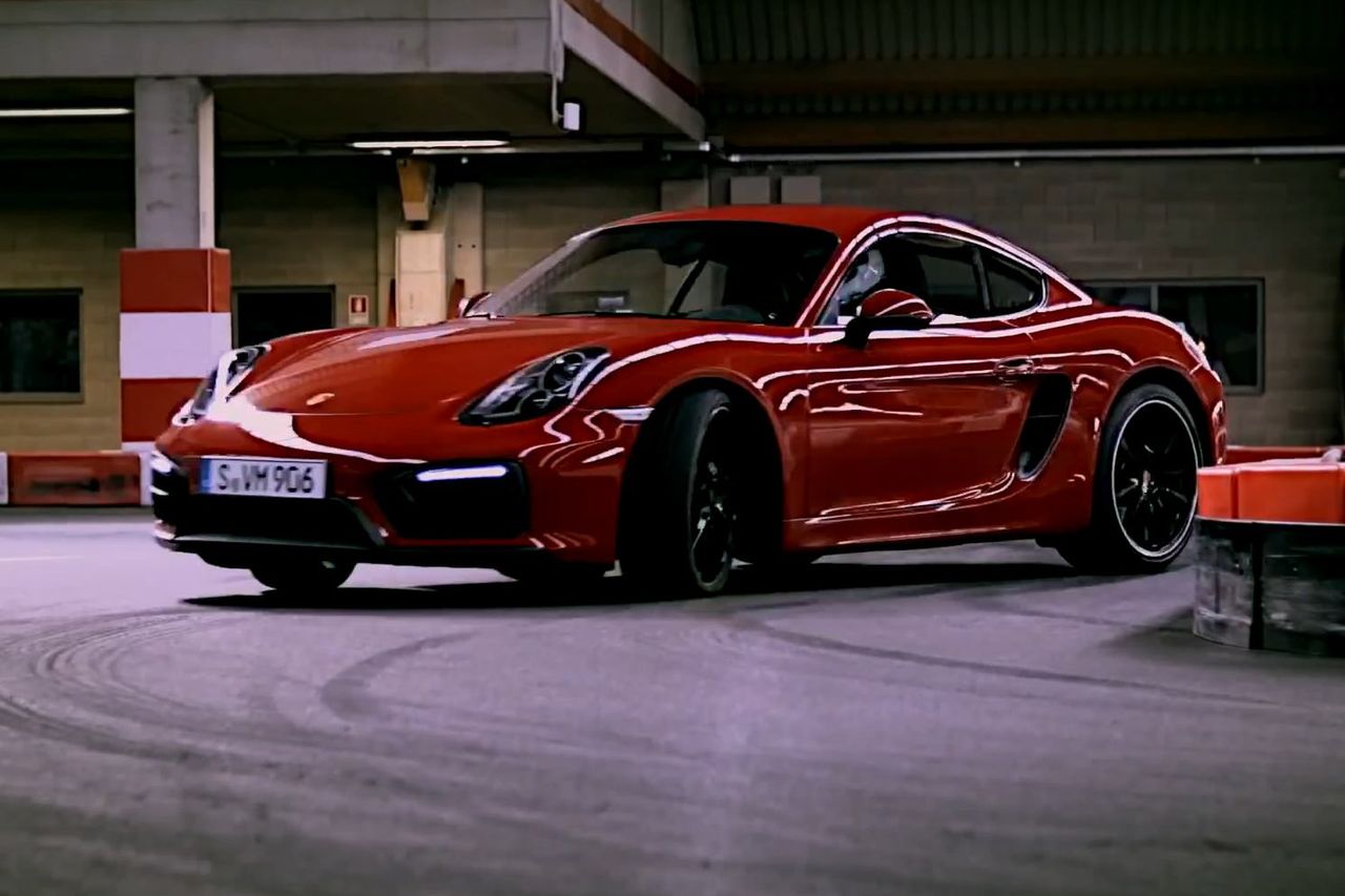 Porsche Cayman GTS jak gokart