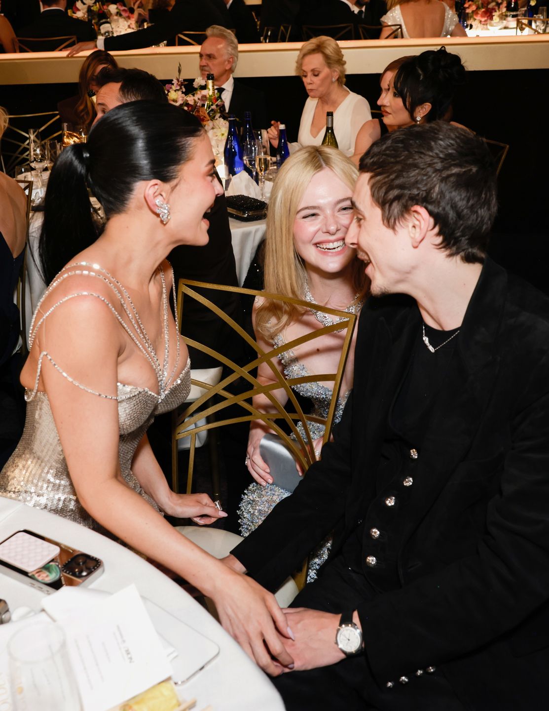 Kylie Jenner i Timothee Chalamet - Złote Globy 2026