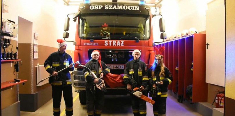 Strażacy z OSP Szamocin uratowali Święta