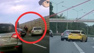 Agresor z A4 zatrzymany. Terroryzował kierowców na autostradzie