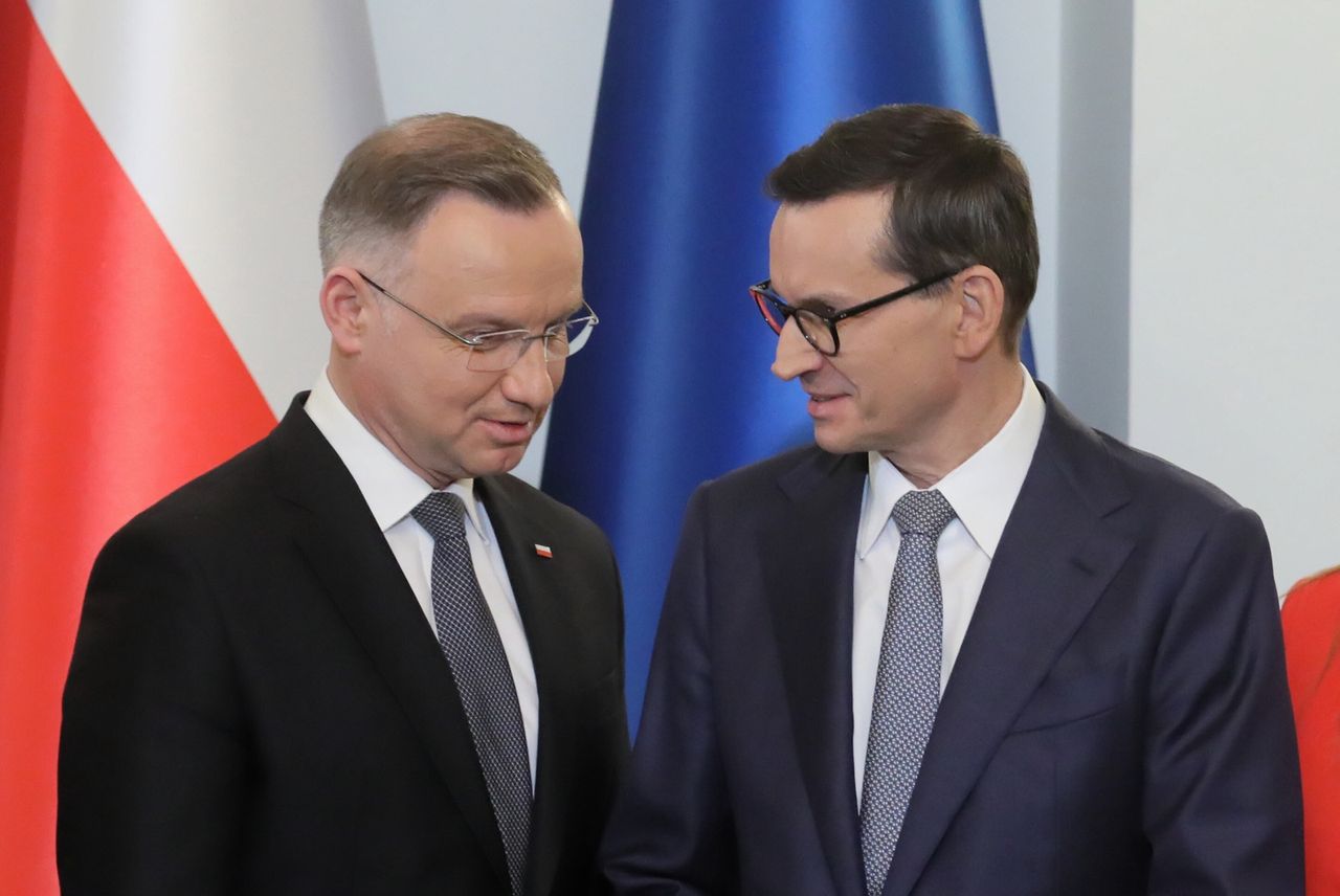 Andrzej Duda i Mateusz Morawiecki