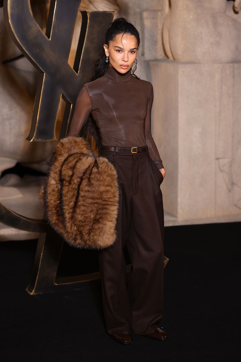 postawiła na różne odcienie brązu