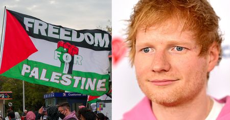 Protest przed koncertem Eda Sheerana. Grupa propalestyńska nie odpuszcza