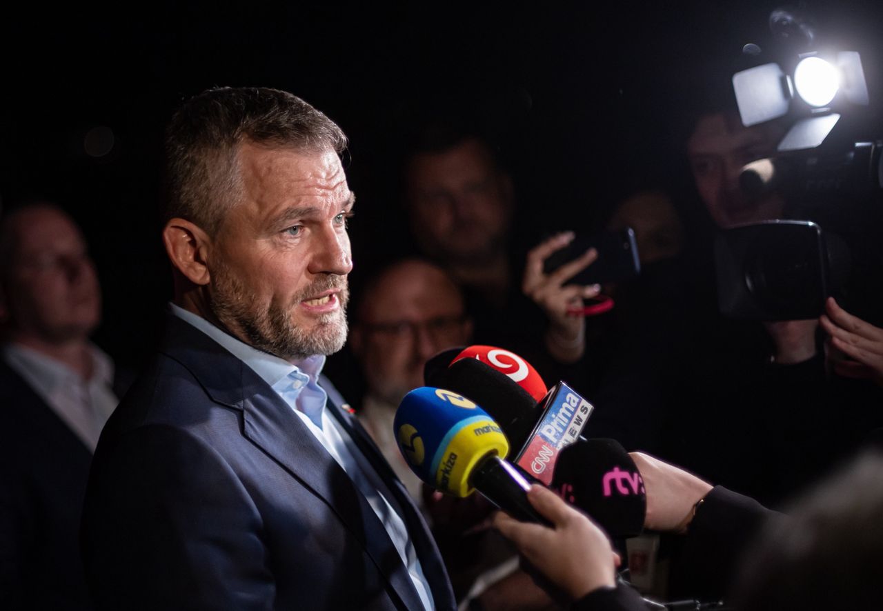 Kandydat na prezydenta Słowacji Peter Pellegrini