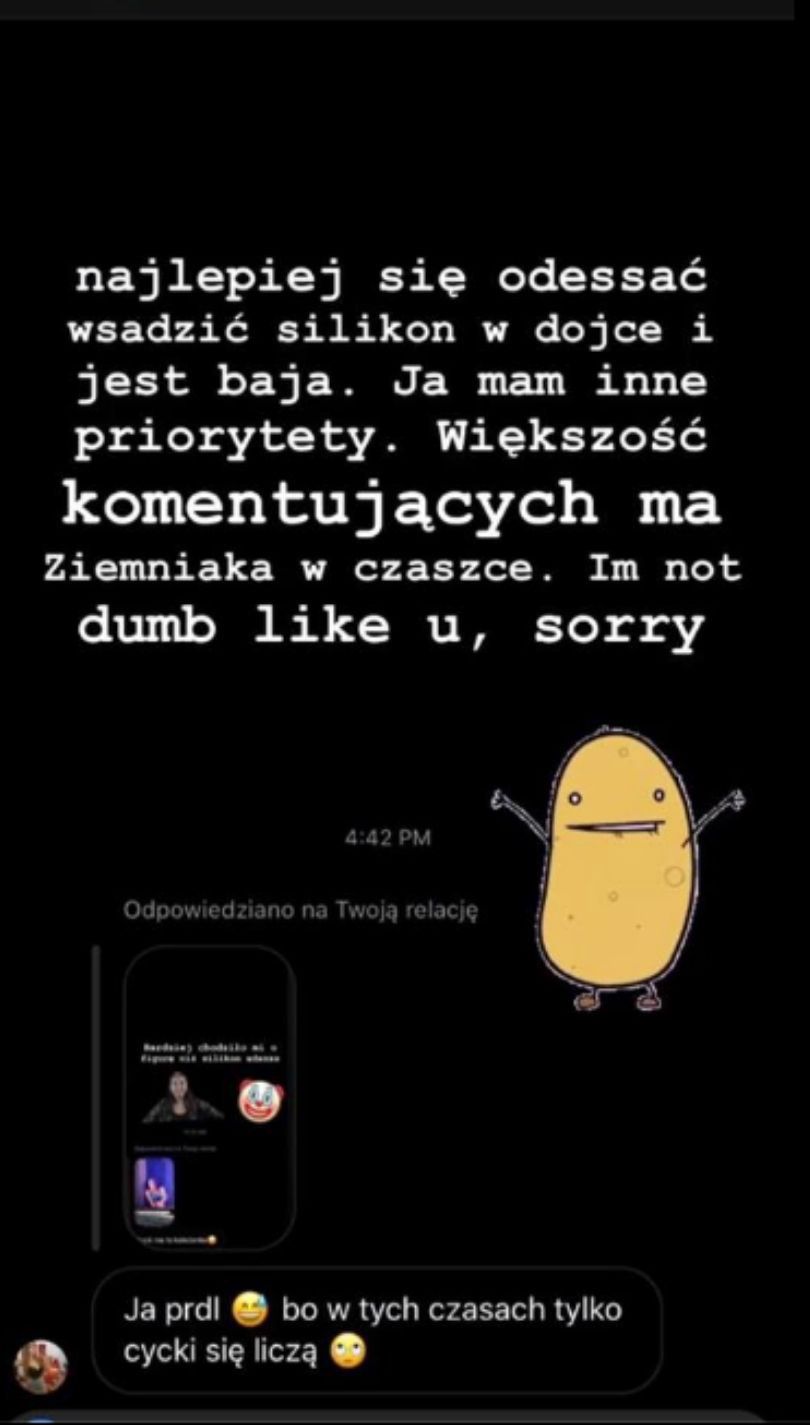 Marta Linkiewicz pozdrawia hejterów