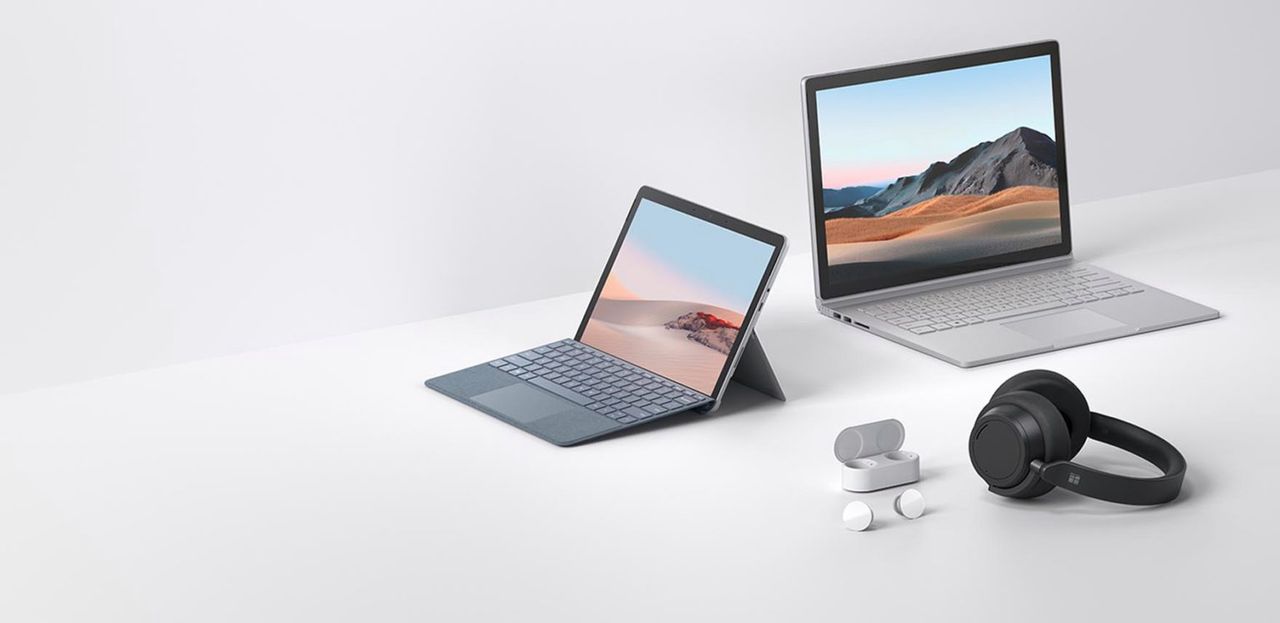 Surface Book 3 wraz z innymi nowo zapowiedzianymi produktami Microsoftu, w tym Surface Go 2, fot. Microsoft