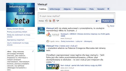 Nasza-Klasa, czy Nasz-Facebook? Fanpage pojawią się również na NK 1