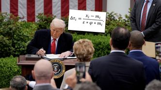 Pokazali wzór na cła. "Matematyka jest prosta", ale nie o takiej mówił Trump