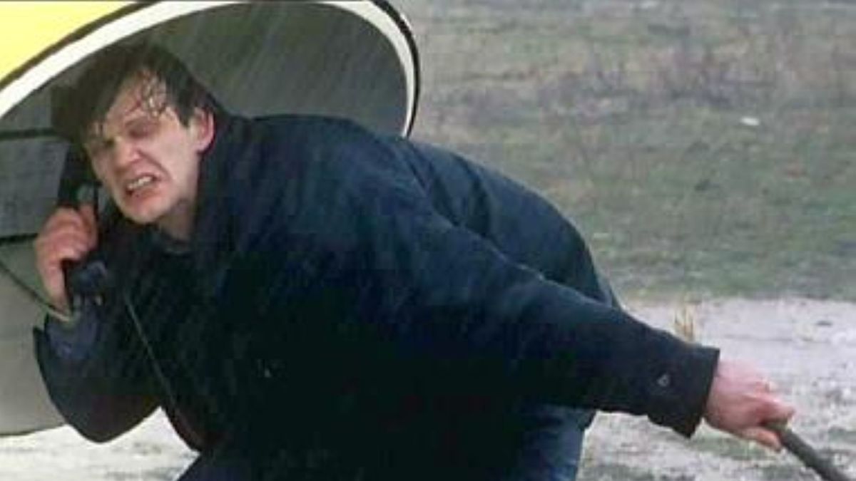 Cezary Pazura w filmie "Nic śmiesznego"