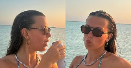 Millie Bobby Brown pozuje w bikini. Zachwycony internauta: "Twój mąż jest szczęściarzem"