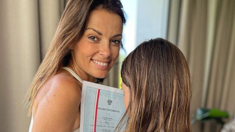 Katarzyna Glinka pokazała świadectwo syna