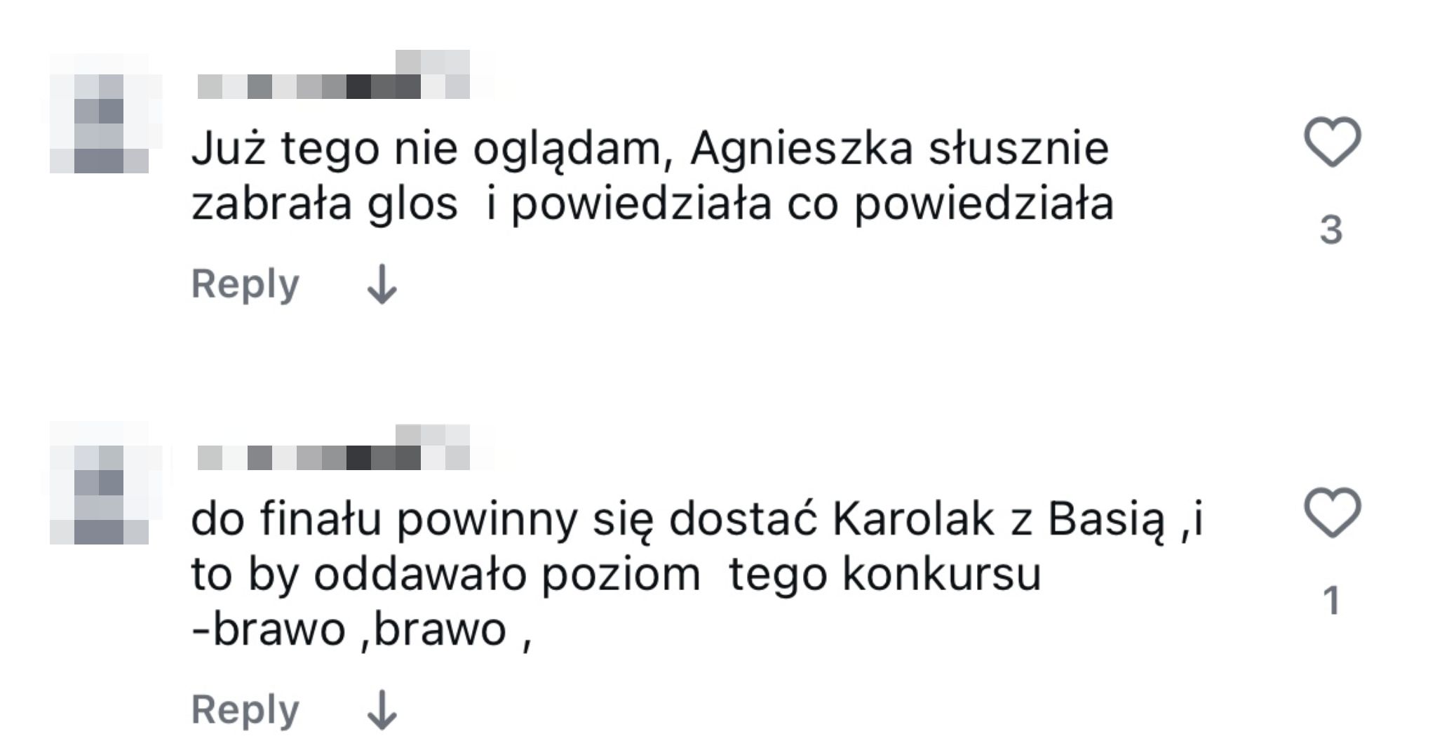 Komentarze internautów przed "TzG"