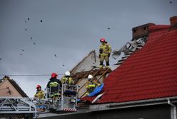 Trąba powietrzna w Dobrzycy. Żywioł zniszczył domy