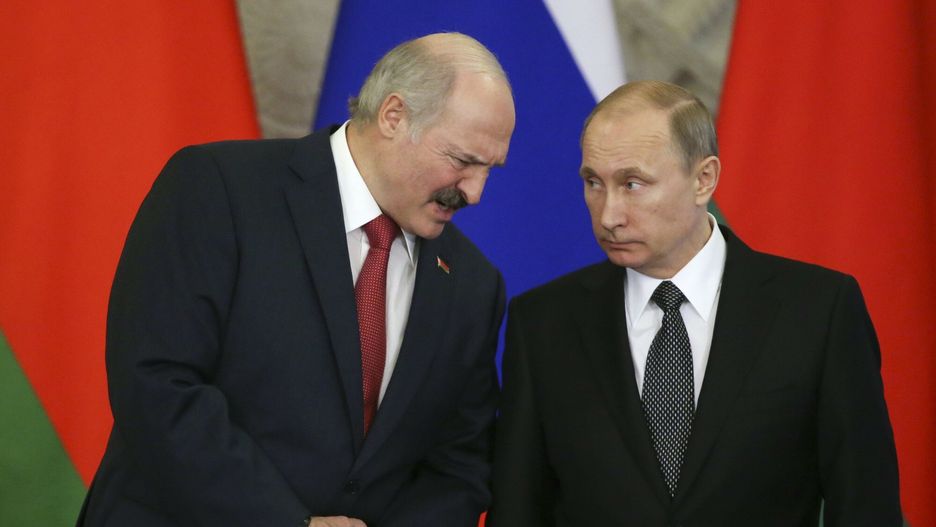 Łukaszenka i Putin