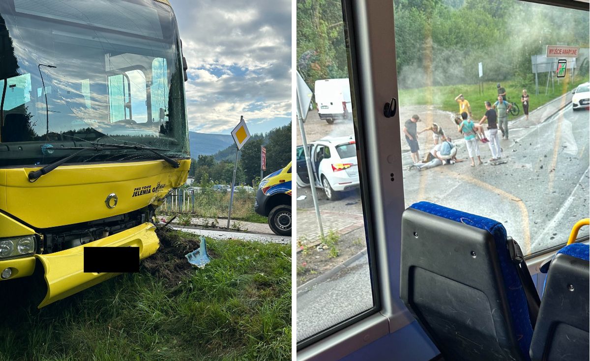 pilne Ponad 20 osób rannych. Wypadek autobusowy w Karpaczu