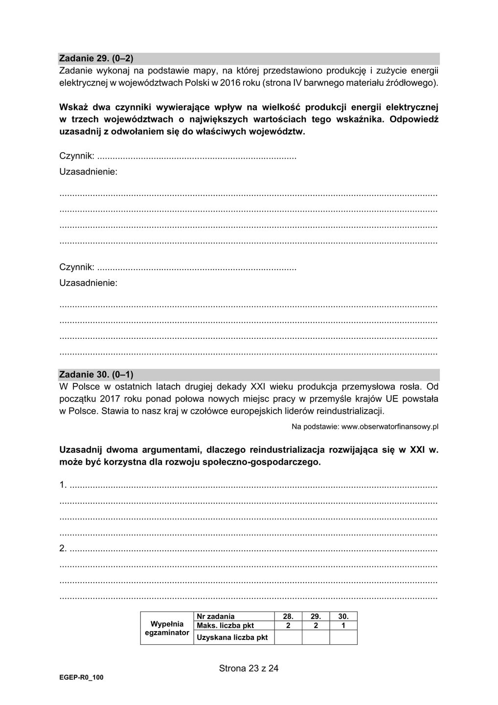 Matura 2021 z geografii. Arkusze CKE
