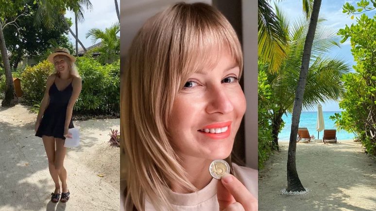 Edyta Pazura pozdrawia z wakacji