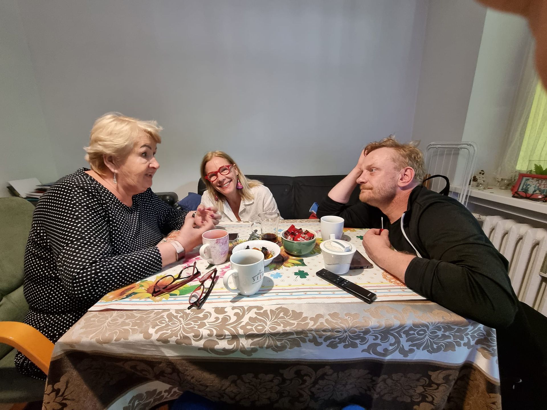 Bartosz Żukowski, Małgorzata Potocka i Henryka Krzywonos