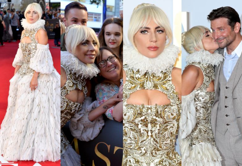 Lady Gaga przenosi się w czasie do epoki elżbietańskiej na premierze "Narodzin Gwiazdy"