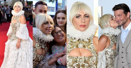 Lady Gaga przenosi się w czasie do epoki elżbietańskiej na premierze "Narodzin Gwiazdy" (ZDJĘCIA)