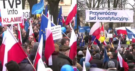 50 tysięcy ludzi manifestowało w Warszawie! "Do błędów nie przyznają się mali ludzie. Żądza władzy opanowała im umysły"