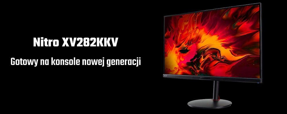 Monitor ACER Nitro XV282KKV 28" 3840x2160px IPS 144Hz 1 ms 