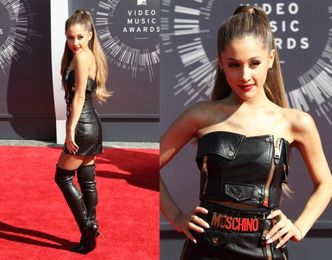 Ostra Ariana Grande pozuje na imprezie MTV!