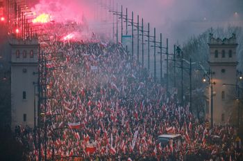 Pierwsze podsumowanie. Ok. 100 tys. osób na Marszu Niepodległości