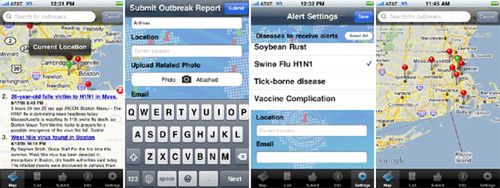 iPhone może śledzić świńską grypę 2