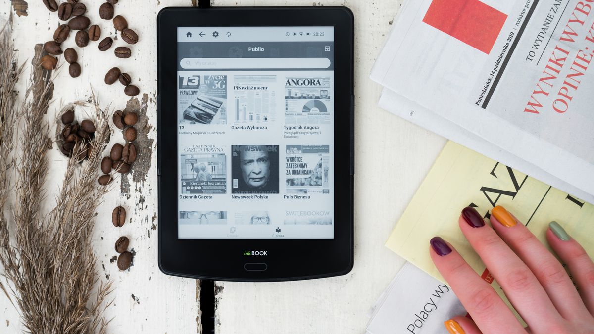 Publio na polskich czytnikach inkBOOK: w końcu można wygodnie czytać prasę