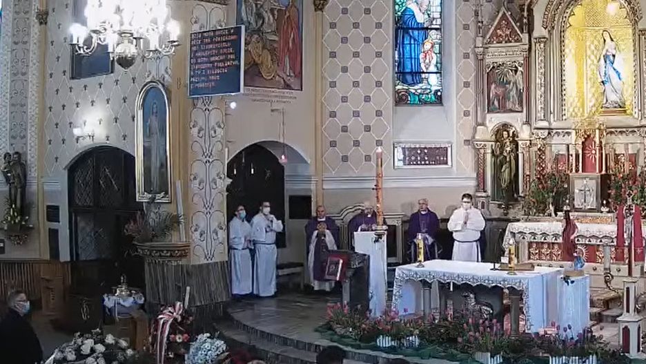 Śląskie. Pogrzeb wicestarosty bielskiego Grzegorza Szetyńskiego odbył się 6 kwietnia w Kozach.