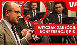 Sceny pod biurem KO w Sejmie. Politycy PiS kontra poseł Witczak