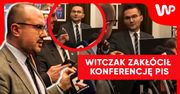 Sceny pod biurem KO w Sejmie. Politycy PiS kontra poseł Witczak