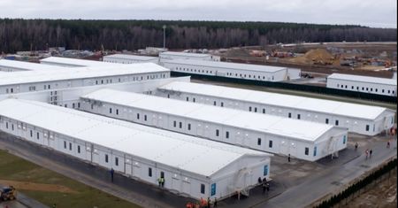 Budowa trwała miesiąc. Pod Moskwą powstał ogromny szpital dla ofiar koronawirusa
