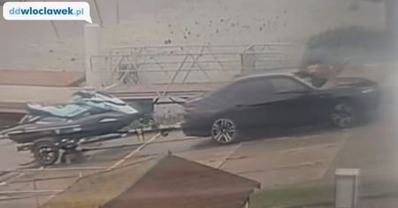 Cała Polska zobaczy. Tak bmw za setki tysięcy wpadło do Wisły