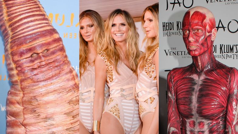 Królewna Fiona, dżdżownica, staruszka... Heidi Klum udowodniła, że jest KRÓLOWĄ Halloween. Zobaczcie jej kultowe przebrania (ZDJĘCIA)