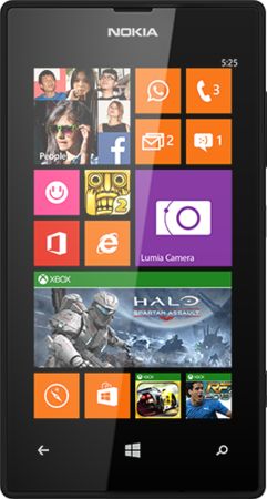 Nokia Lumia 525 tak jak i inne modele z serii funkcjonuje w systemie Windows Phone