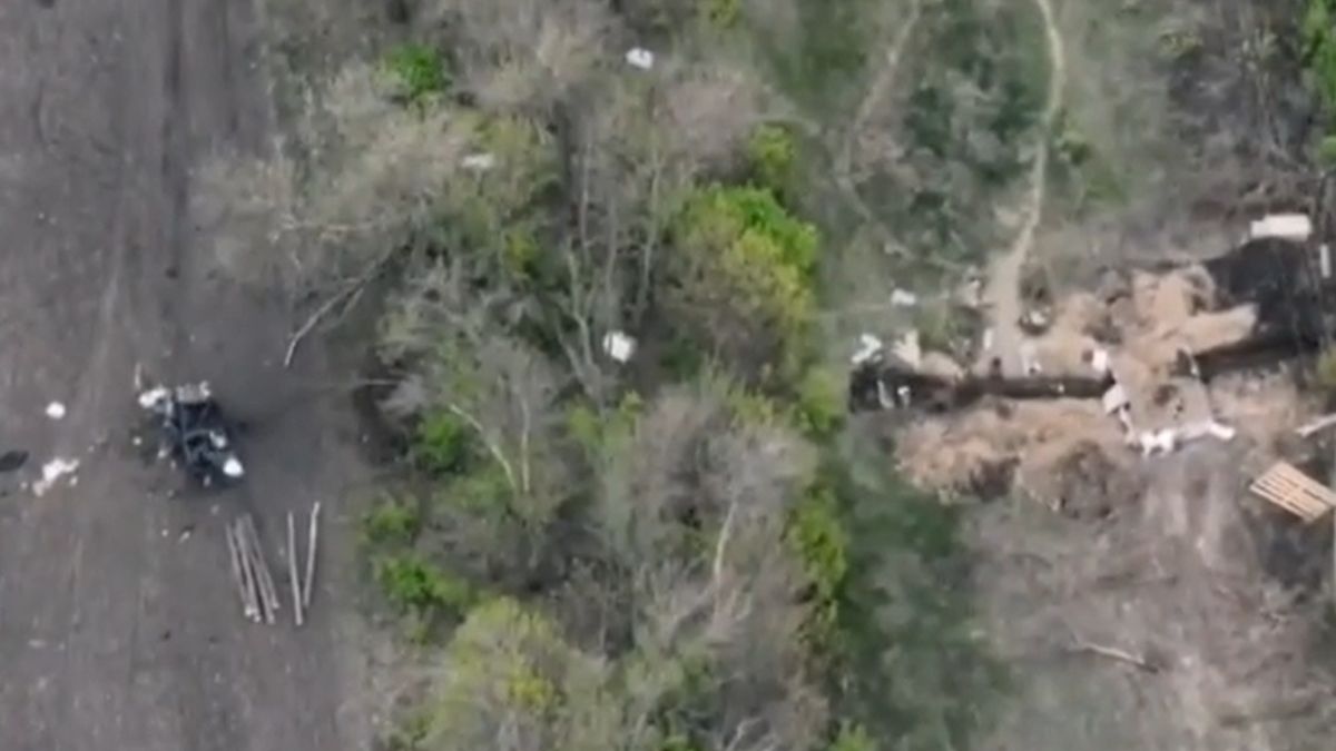 Ukraińskie siły zniszczyły rosyjskie pozycje 