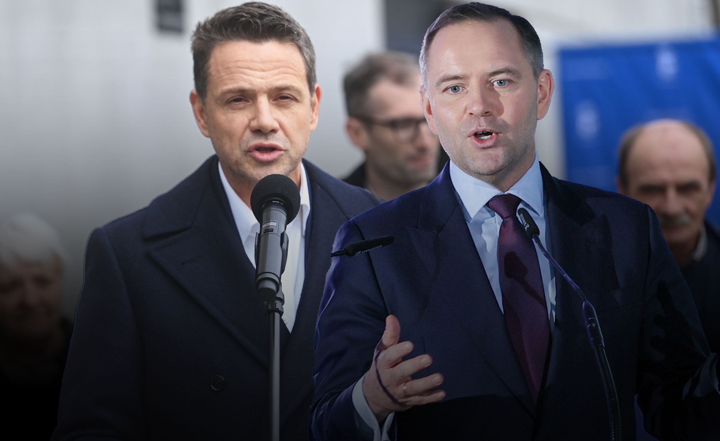 Rafał Trzaskowski i Karol Nawrocki
